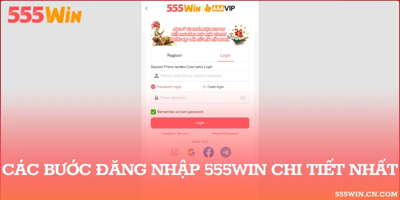 đăng nhập 555WIN