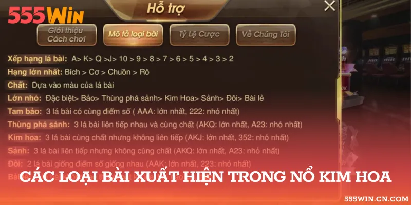 Các Loại Tay Bài Ba Lá