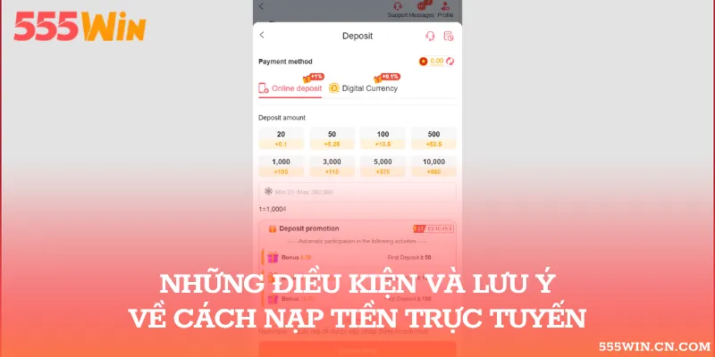 Phí Và Đơn Vị Khi Nạp Tiền
